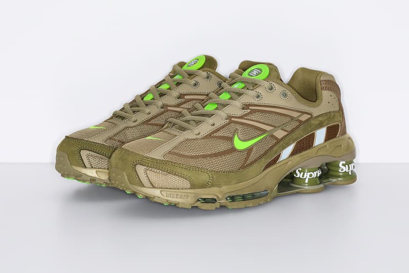 Nike e Supreme revelam colaboração usando icônico Nike Shox '4 Molas' 5 Supreme Nike Shox Ride 2 SP Spring 2022 Colaboração Informações de lançamento Data de compra Preço de compra