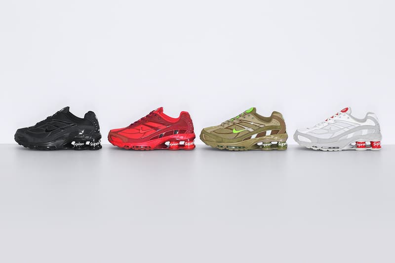 Nike e Supreme revelam colaboração usando icônico Nike Shox '4 Molas' 11 Supreme Nike Shox Ride 2 SP Spring 2022 Colaboração Informações de lançamento Data de compra Preço de compra