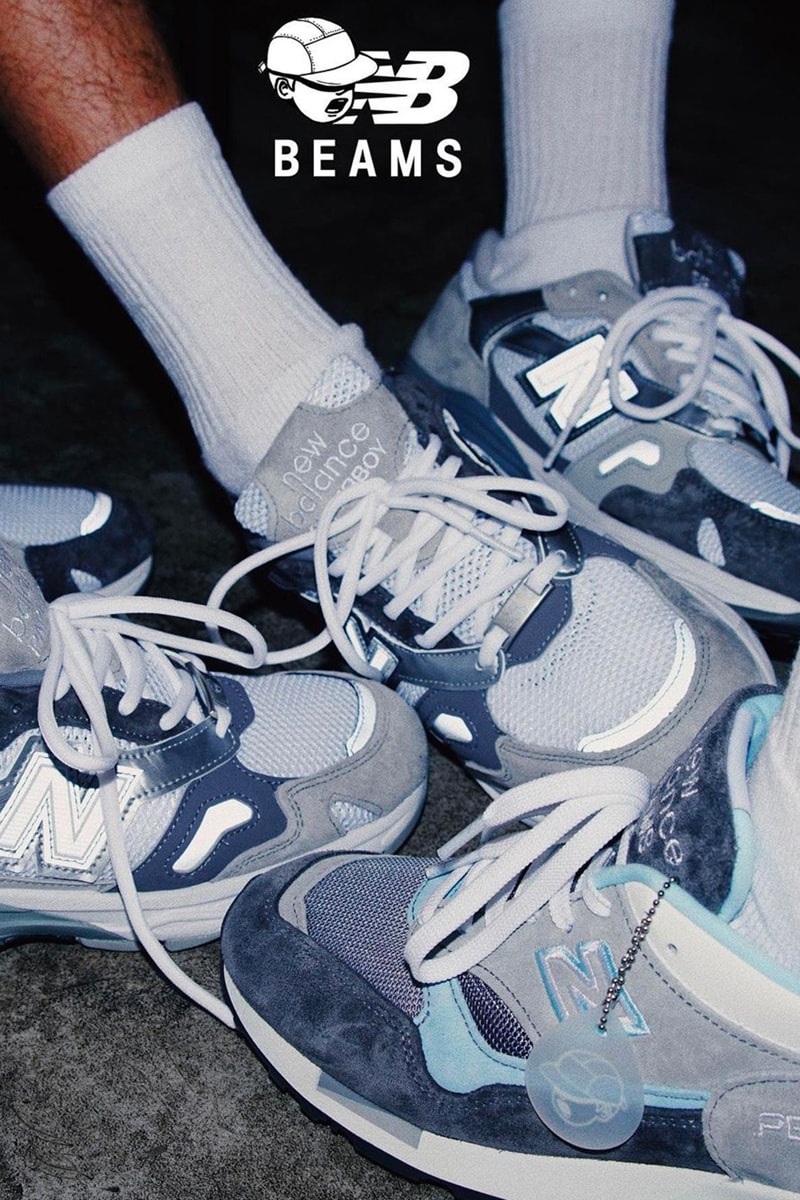 Paperboy Paris BEAMS New Balance gray toned suede mesh 40th anniversary flimby factory united kingdom made in uk nb920 nb1500 release info date price 