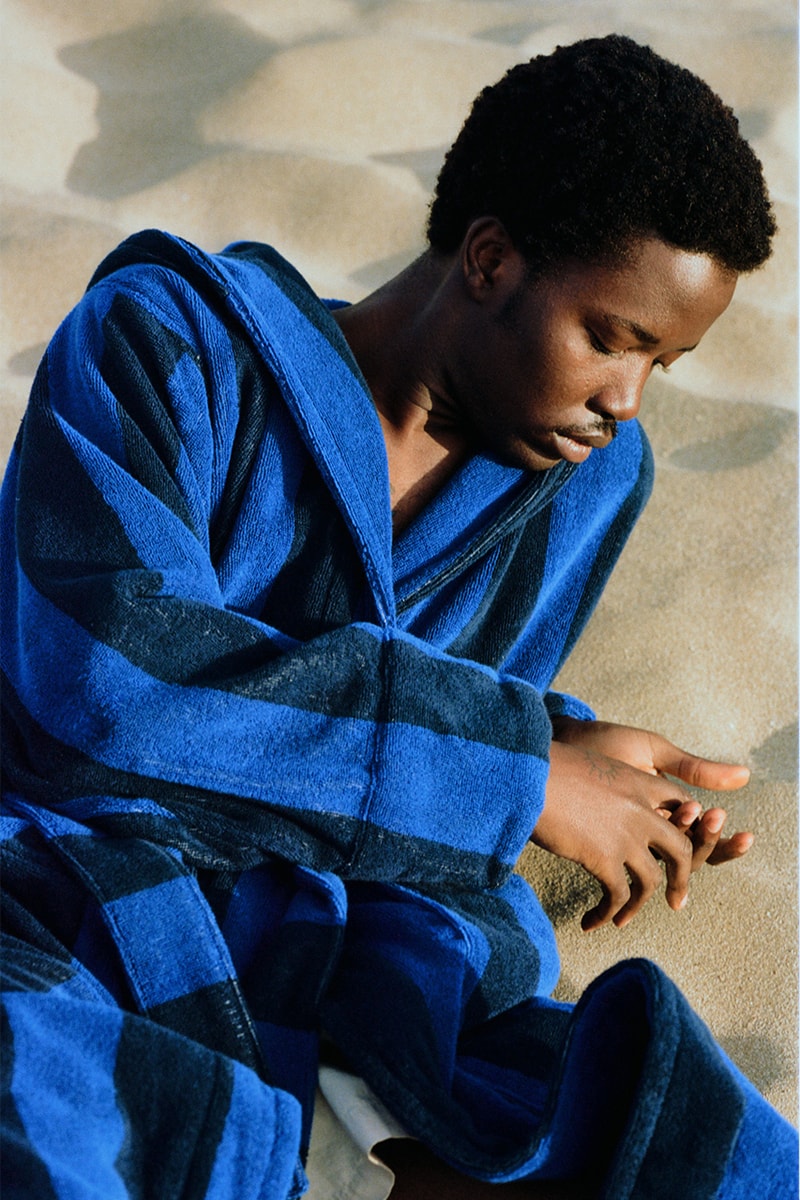 tekla fabrics high summer collection release detail terry towelling bedding percale sleepwear