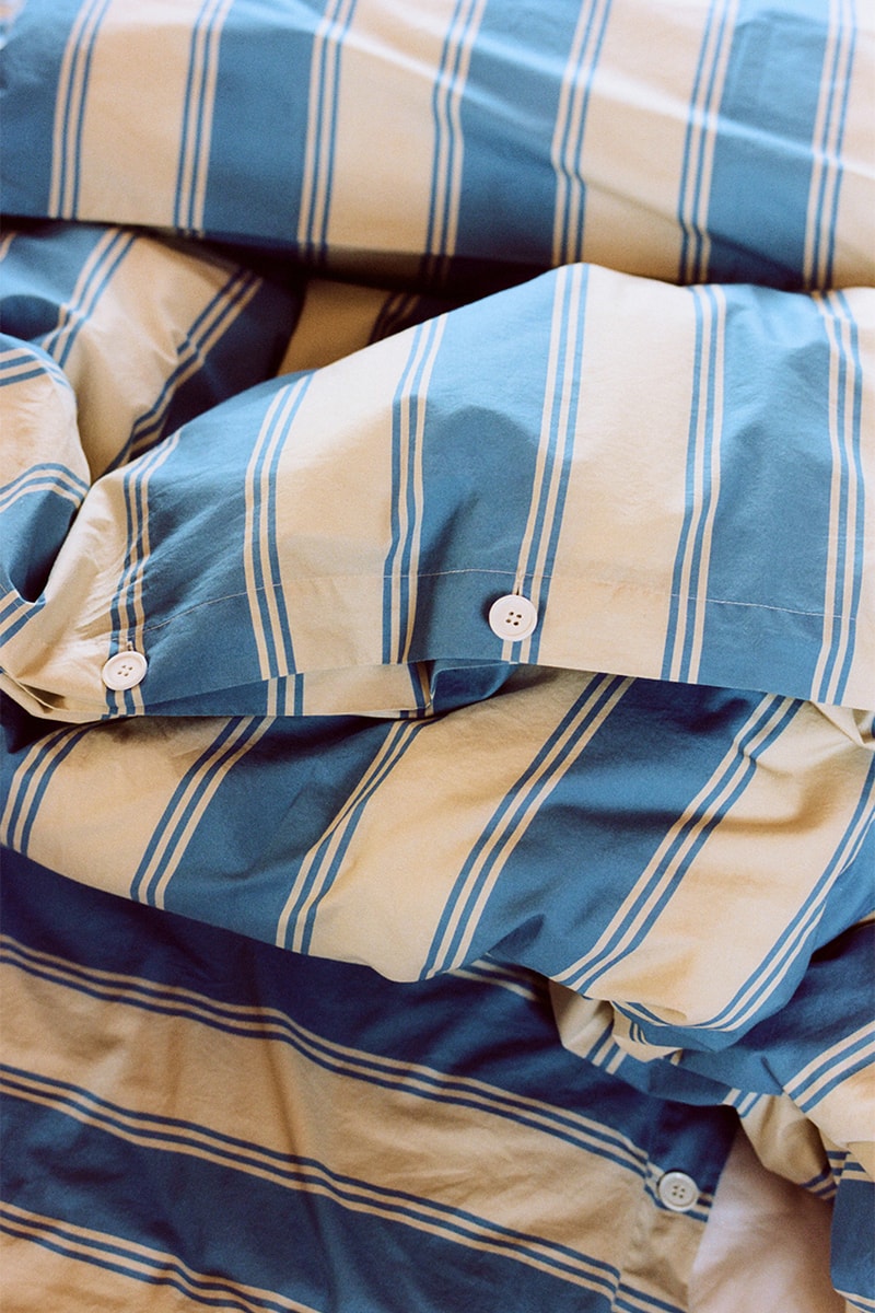 tekla fabrics high summer collection release detail terry towelling bedding percale sleepwear