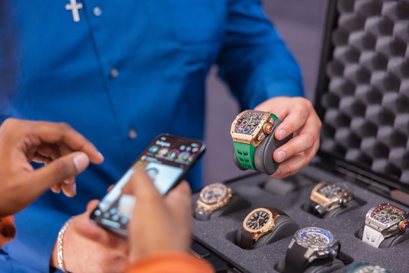Arcadia watch tom hung rolex audemars piguet cartier luxury timepiece authenticity southern california clients shopping 