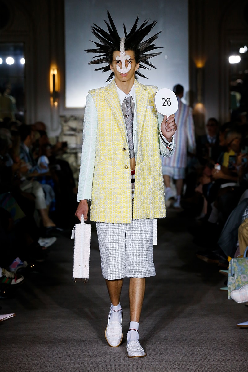 Thom Browne SS23 Collection Fetishizes Punk Thom Browne Spring/Summer 2023 Collection Backstage first look jockstraps anchor coverage nyc fashion unisex