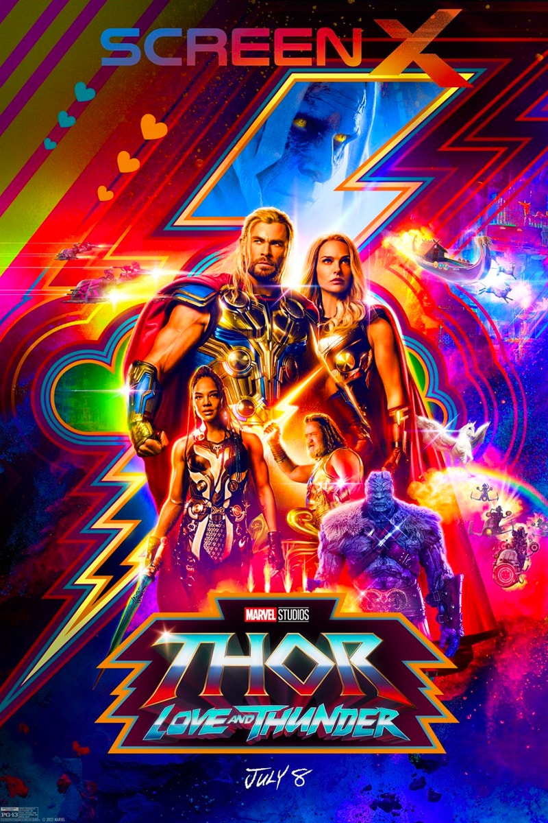 Thor Love and Thunder Marvel Studios MCU natalie portman chris hemsworth asgard jane foster gorr valkyrie korg toothgrinder gnasher christian bale tessa thompson taika waititirussell crowe