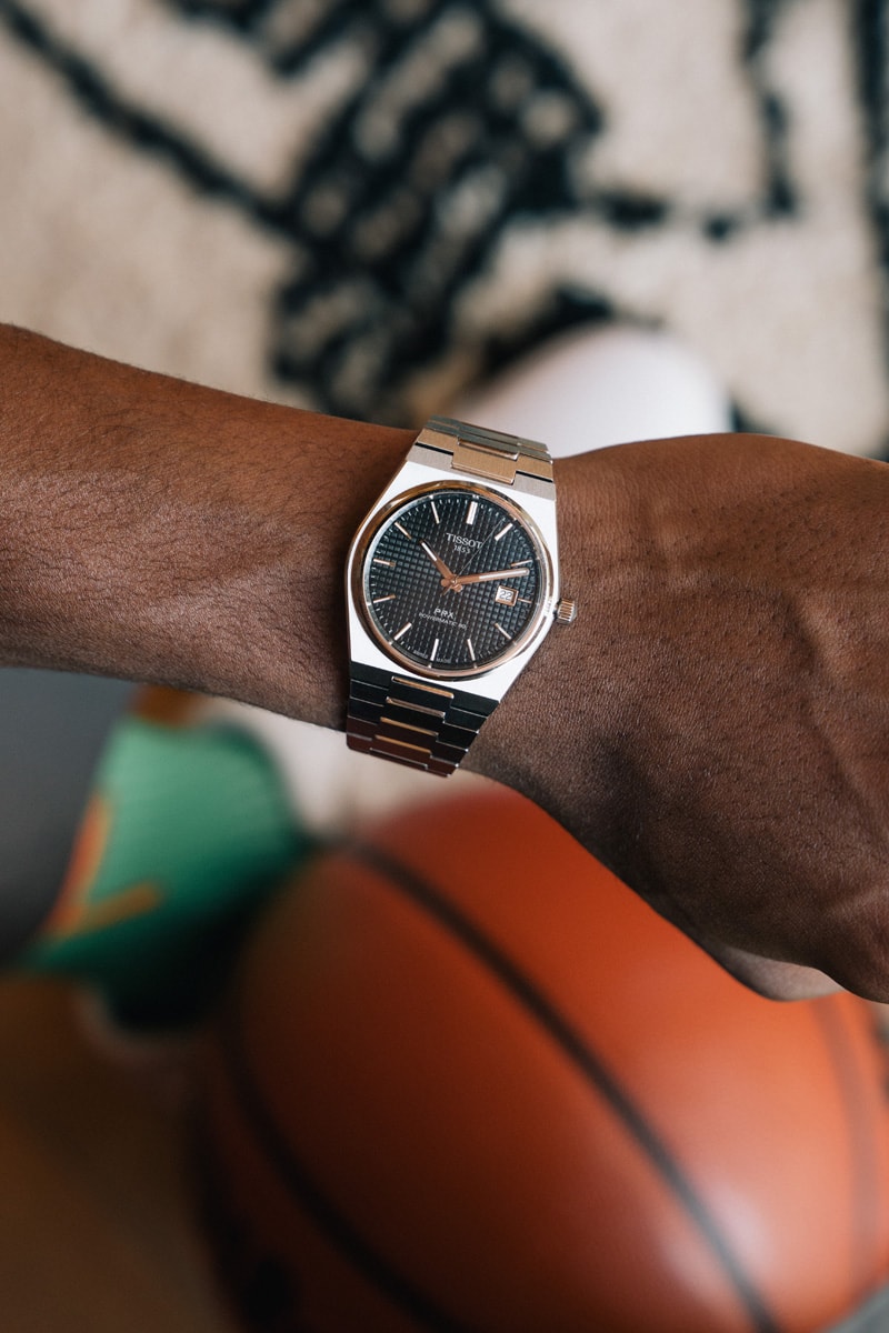 watch timepiece nba draft 2022 basketball player fashion metal tissot swiss watchmaking