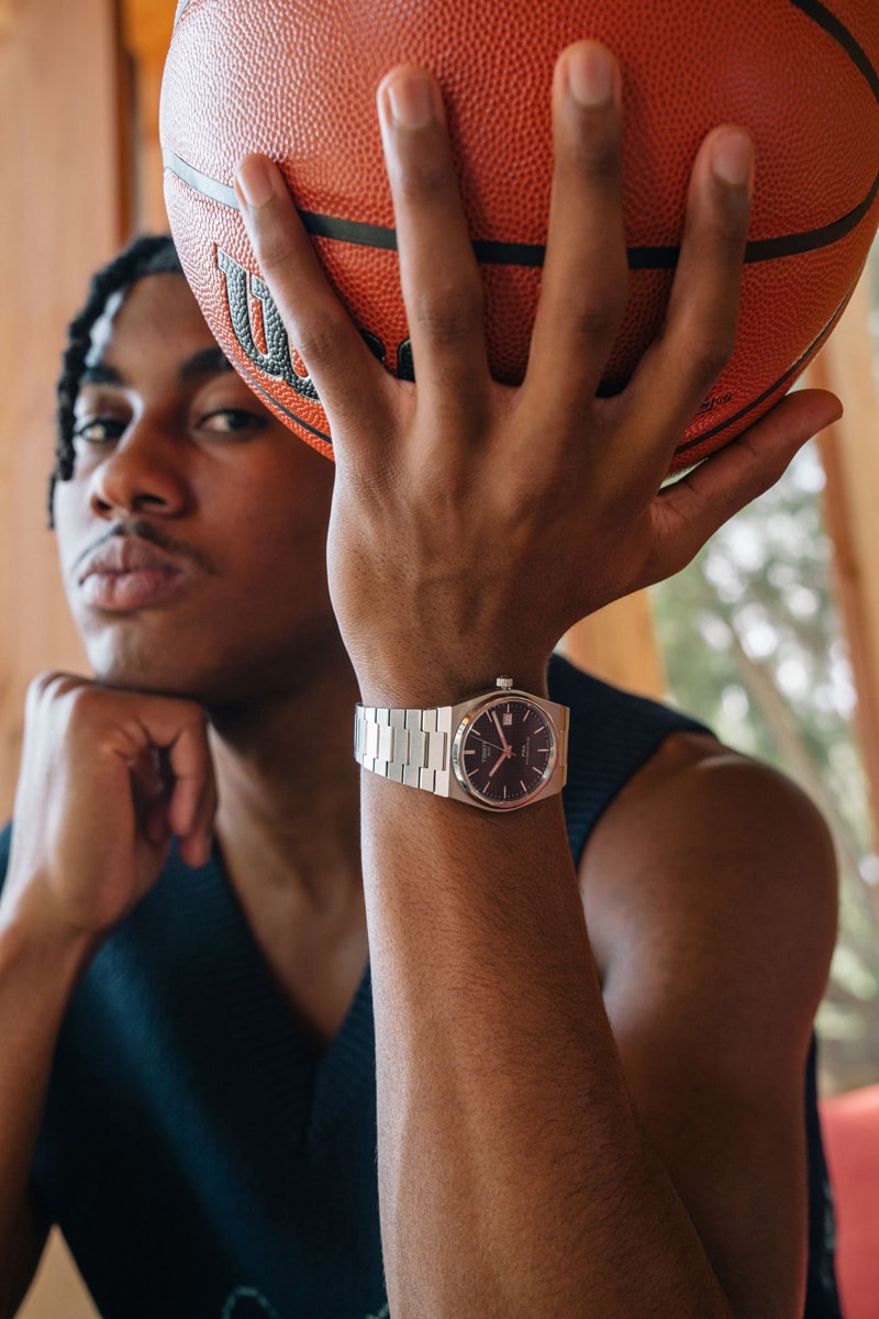 watch timepiece nba draft 2022 basketball player fashion metal tissot swiss watchmaking