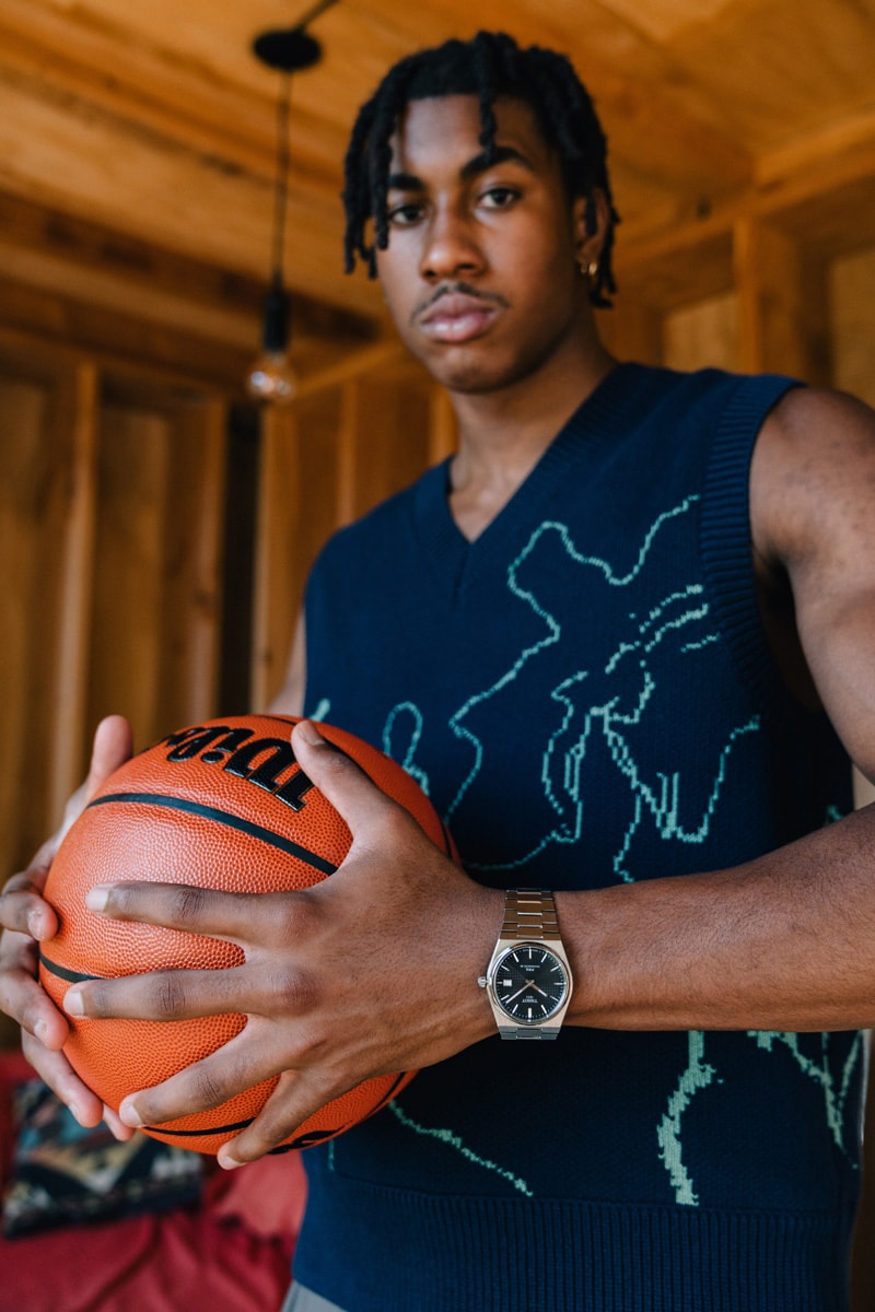watch timepiece nba draft 2022 basketball player fashion metal tissot swiss watchmaking