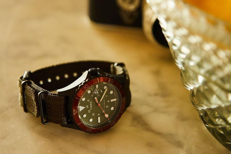 Olive Green Dial and Gunmetal Case Bring Military Feel To Timex Navi Diver
