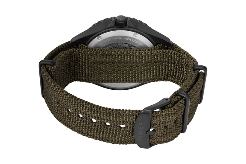 Olive Green Dial and Gunmetal Case Bring Military Feel To Timex Navi Diver