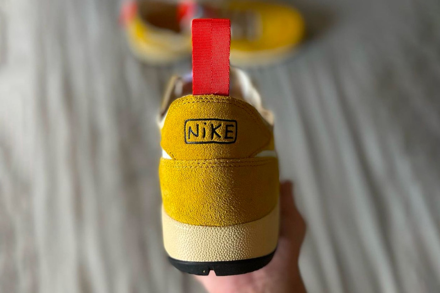 Tom Sachs NikeCraft General Purpose Shoe Yellow First Look Release Info da6672-700 Date Buy Price 