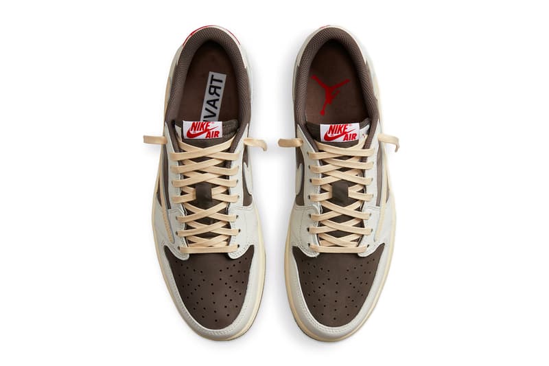 Travis Scott Air Jordan 1 Low Reverse Mocha Official Look Release Info dm7866-162 Date Buy Price Sail University Red Ridgerock