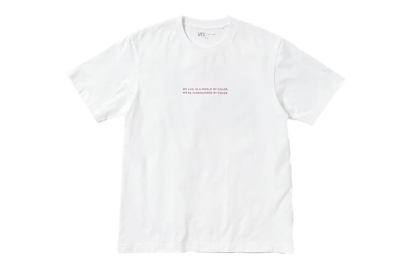 UNIQLO UT Saul Leiter color new york everyday life Collabo T Shirt tees black white photography Release info date price