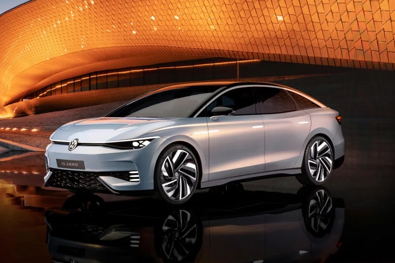 volkswagen id aero full electric sedan ev vehicle car flagship preview 