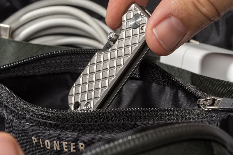 wesn pioneer carry collaboration microblade global pouch edc everyday carry limited edition set 99 s35vn steel titanium 10xd ripstop fabric 