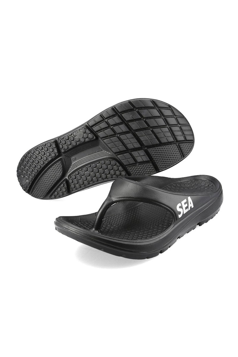WIND AND SEA Danner second collab mizugumo flip flops takashi kumagai black tees safari hats parka jacket release info date price
