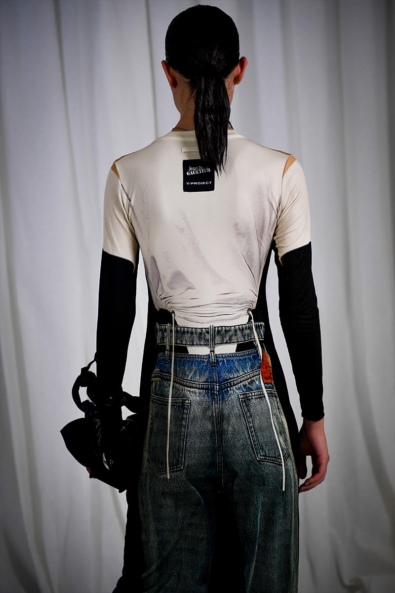 Y/Project Spring/Summer 2023 Collection Backstage Glenn Martens Continues To Bring the Illusion for Y/Project SS23 hean paul gaultier paris fashion week backstage first looks behind the scenes 