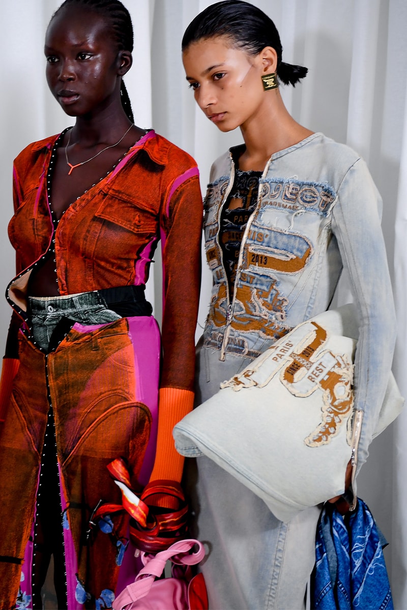 Y/Project Spring/Summer 2023 Collection Backstage Glenn Martens Continues To Bring the Illusion for Y/Project SS23 hean paul gaultier paris fashion week backstage first looks behind the scenes 
