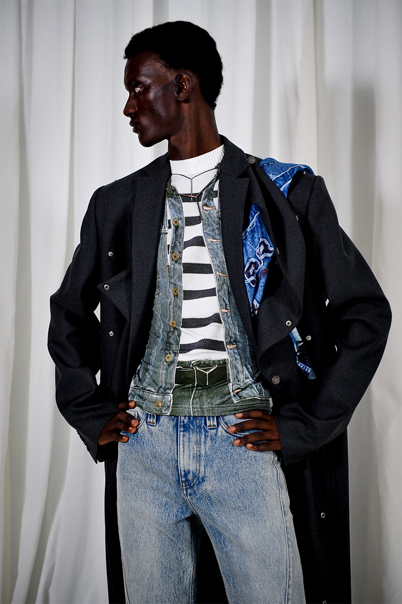 Y/Project Spring/Summer 2023 Collection Backstage Glenn Martens Continues To Bring the Illusion for Y/Project SS23 hean paul gaultier paris fashion week backstage first looks behind the scenes 