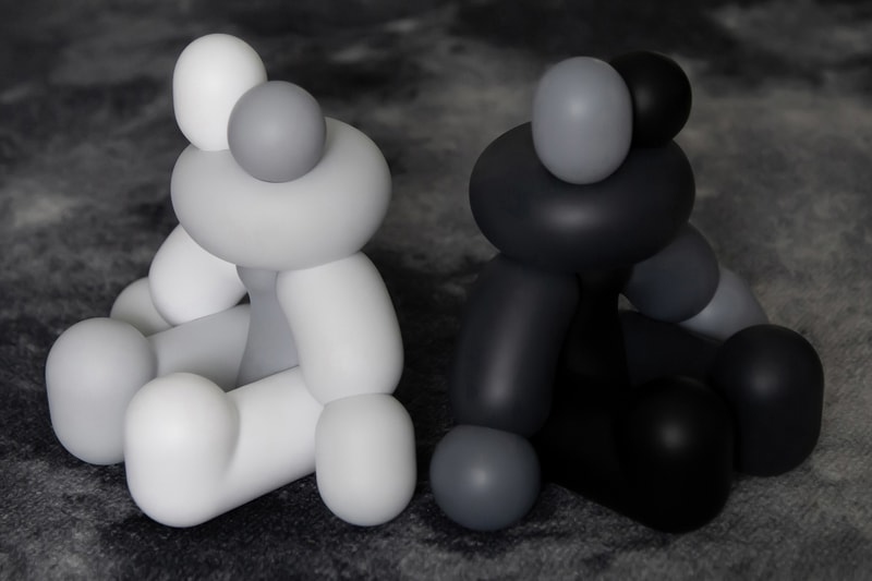 Yoon Hyup 'Juggler' White Black Art Collectible Figure