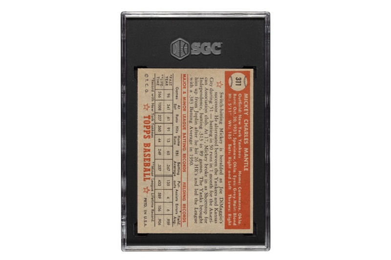 1952 topps Mickey Mantle potential $10 Million usd sale price Heritage Auctions Mr. Mint Rosen Rosen Find finest known example baseball cards