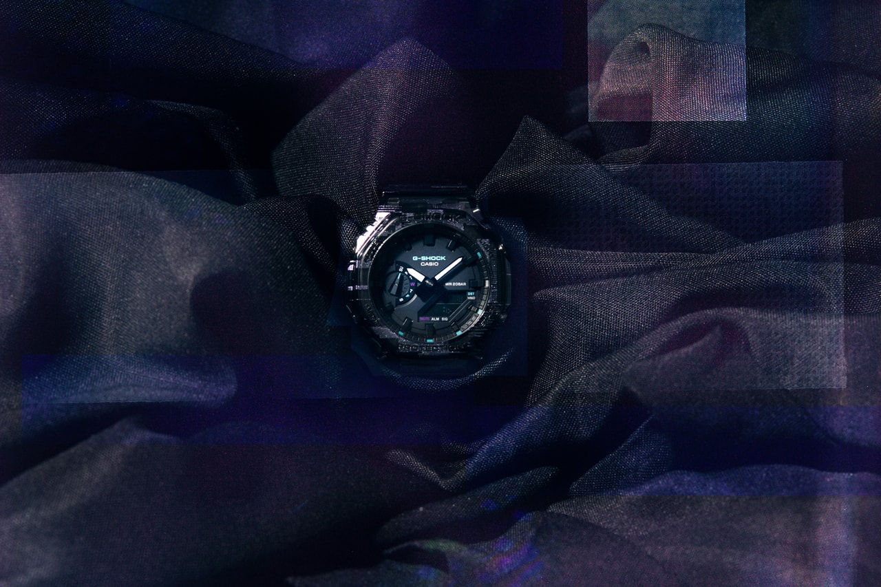 G-SHOCK Digital Glitch Series Range Timepieces Watches Lookbook DW-5600 GA-2200 Graphic Distorted Design GA-2100NN-1A GA-2200NN-1A DW-5600NN-1
