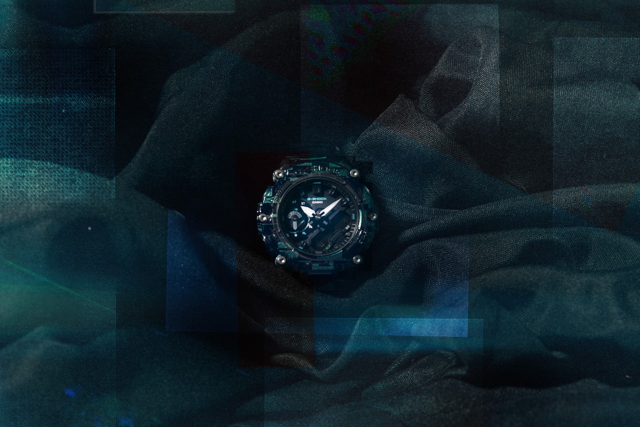 G-SHOCK Digital Glitch Series Range Timepieces Watches Lookbook DW-5600 GA-2200 Graphic Distorted Design GA-2100NN-1A GA-2200NN-1A DW-5600NN-1