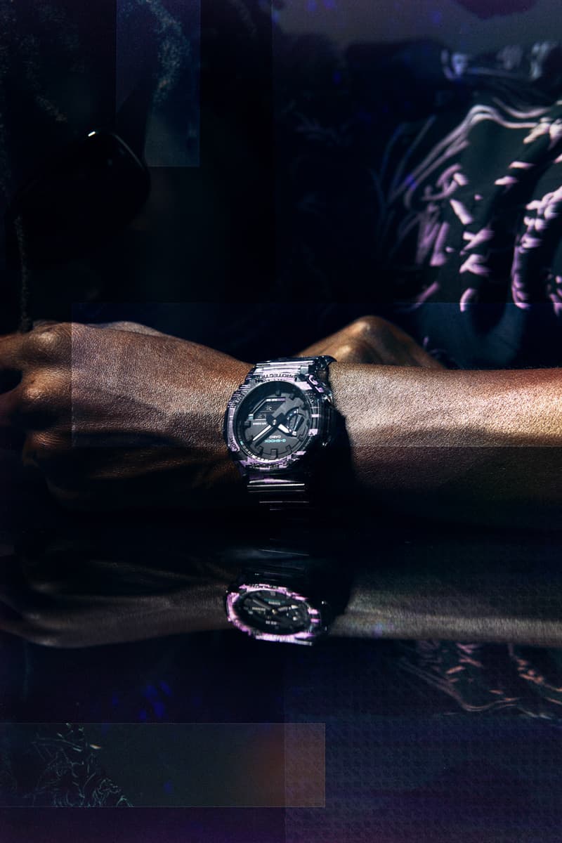 G-SHOCK Digital Glitch Series Range Timepieces Watches Lookbook DW-5600 GA-2200 Graphic Distorted Design GA-2100NN-1A GA-2200NN-1A DW-5600NN-1 