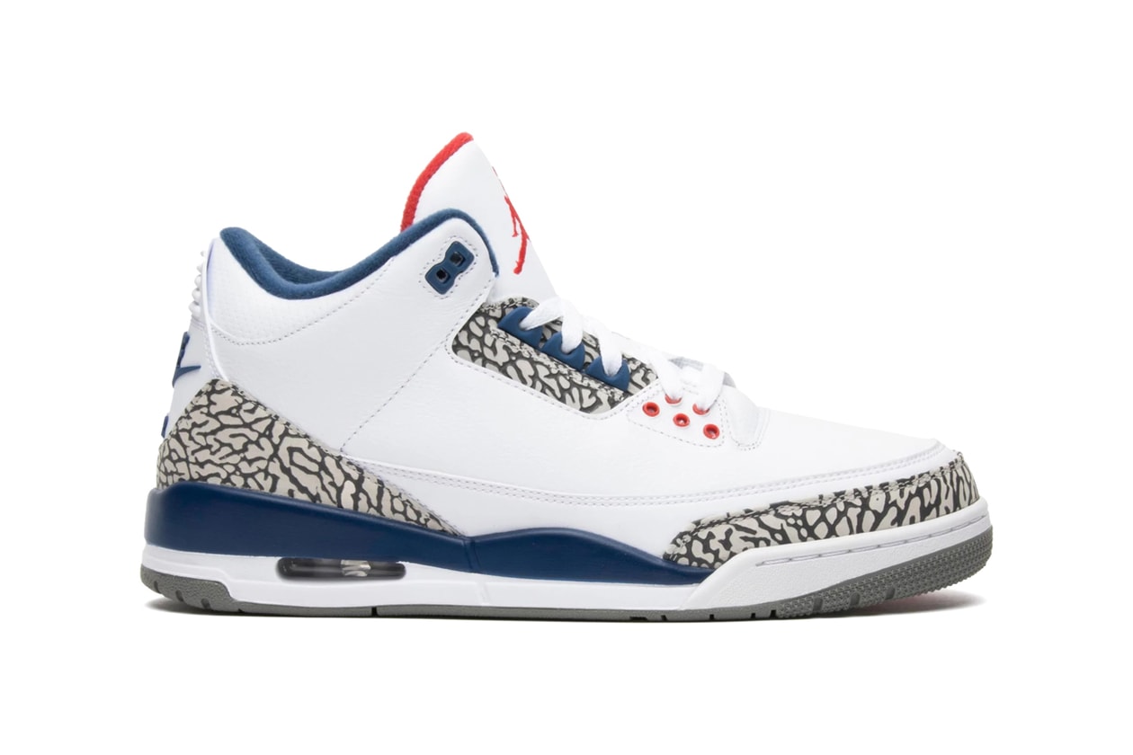 GOAT Air Jordan 3 Retro Models Desert Elephant Release Fragment Design x Air Jordan 3 Retro SP 'White' OG 'True Blue' 2016 Mocha' 2018 Sneakers Footwear Recap