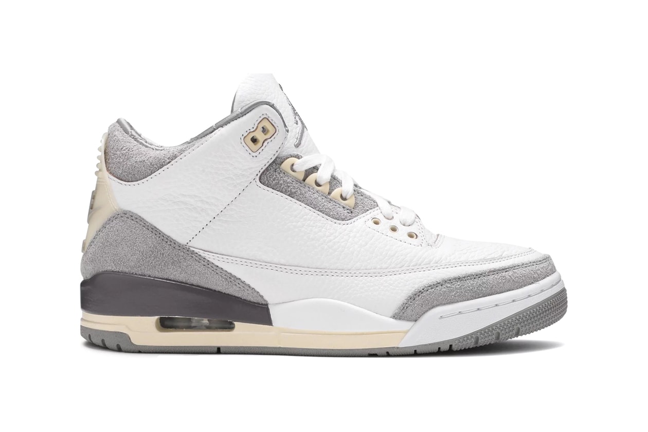 GOAT Air Jordan 3 Retro Models Desert Elephant Release Fragment Design x Air Jordan 3 Retro SP 'White' OG 'True Blue' 2016 Mocha' 2018 Sneakers Footwear Recap