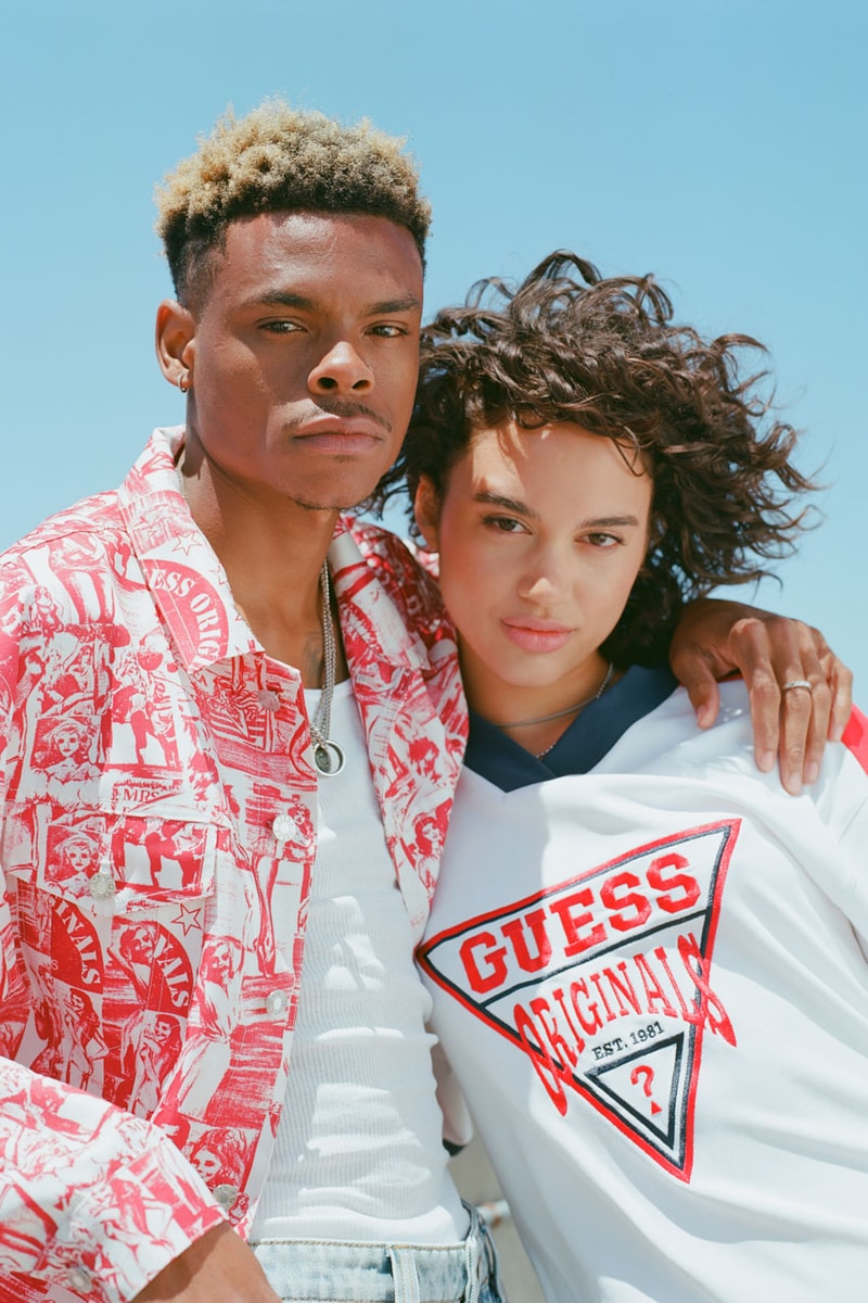 GUESS Originals Remixes Collegiate Attire for Summer 2022 Fashion