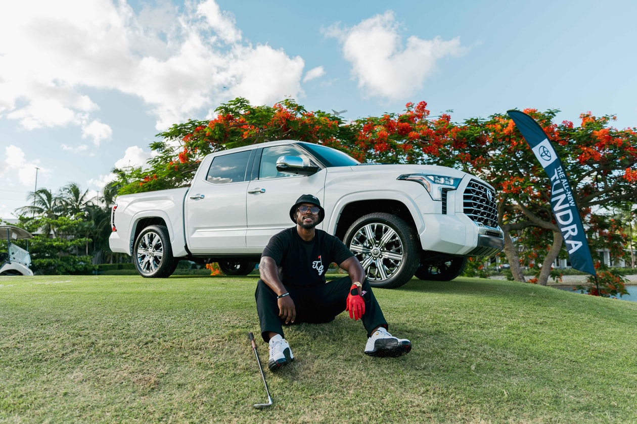 HYPEGOLF Toyota Tundra Range Day Experiential Tailgate Miami Florida Roger Steele Vybe 305 DJ Silent Addy Melreese Country Club Golf Long Drive Closest to the Pin Challenge Juice Barber