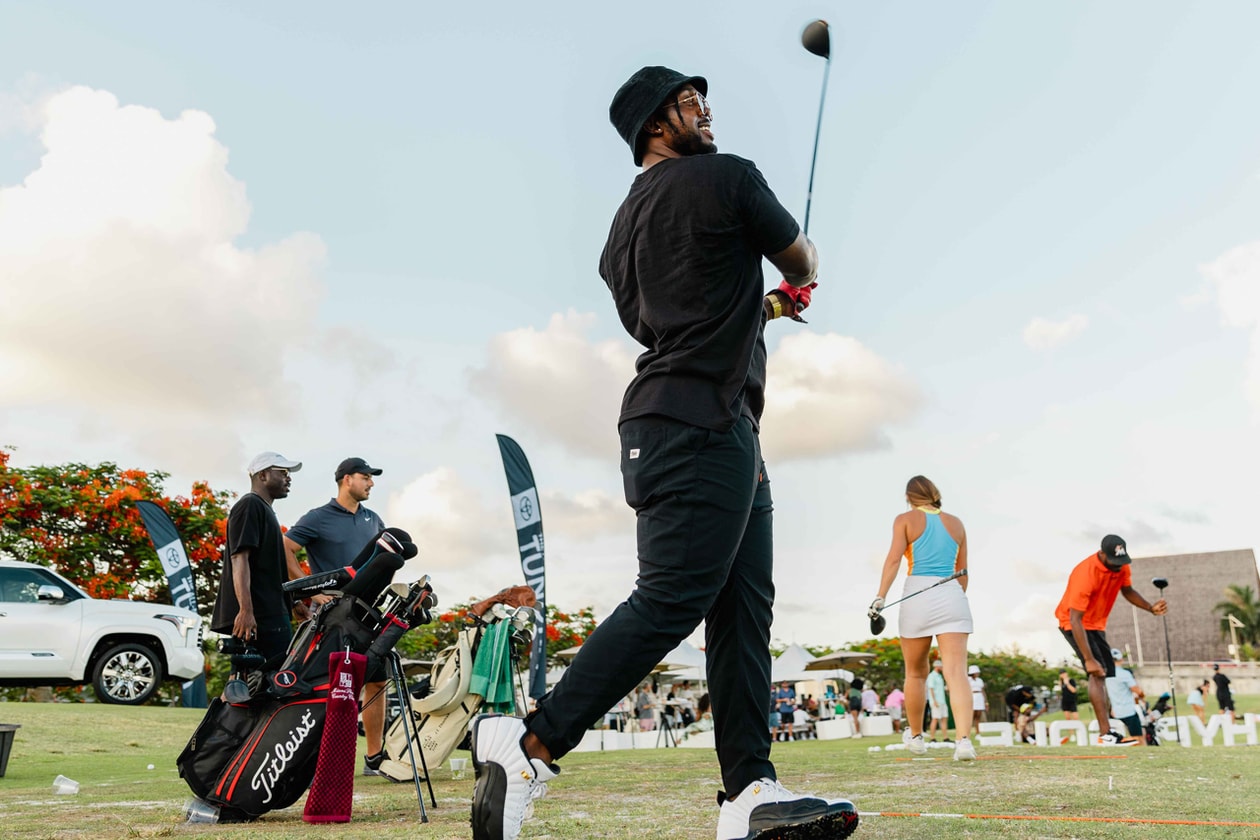 HYPEGOLF Toyota Tundra Range Day Experiential Tailgate Miami Florida Roger Steele Vybe 305 DJ Silent Addy Melreese Country Club Golf Long Drive Closest to the Pin Challenge Juice Barber