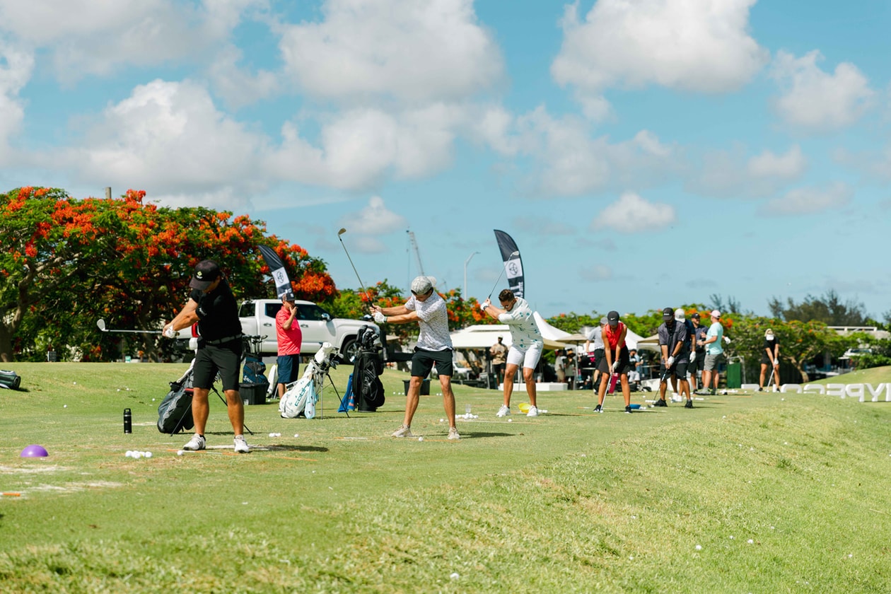 HYPEGOLF Toyota Tundra Range Day Experiential Tailgate Miami Florida Roger Steele Vybe 305 DJ Silent Addy Melreese Country Club Golf Long Drive Closest to the Pin Challenge Juice Barber