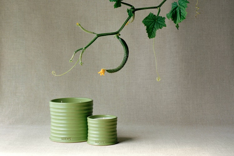 Loewe Expands Home Fragrances Collection With New Cucumber Candle