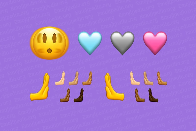 Emoji Emojipedia Update 15.0 Plain Pink Heart High Five Shaking Face Draft List September 2022