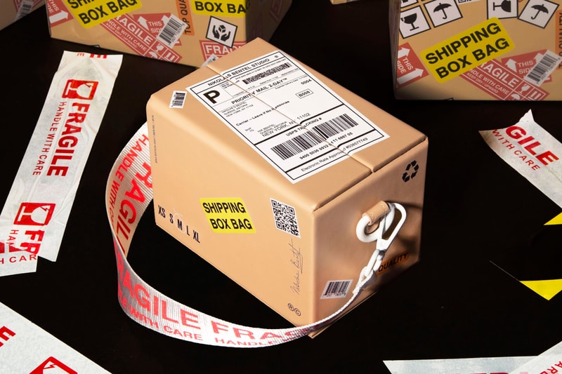 Nikolas Bentel Shipping Box Bag Limited Edition Quantities Release Barilla Pasta Bag Launch Details Online Buy