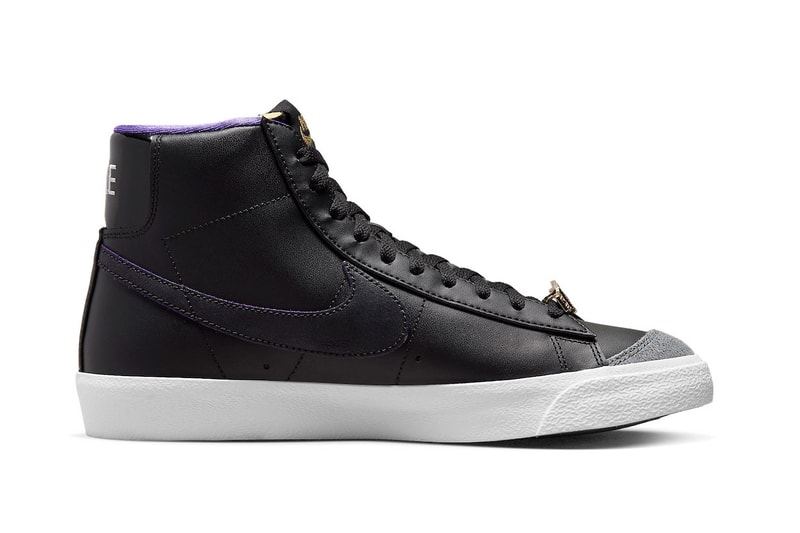 Nike Blazer Mid World Champ DQ8767-001 Official Look black grey purple leather suede