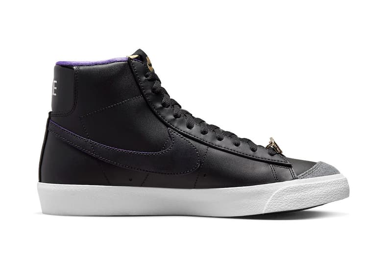 Nike Blazer Mid World Champ DQ8767-001 Official Look black grey purple leather suede