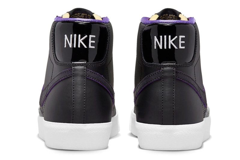 Nike Blazer Mid World Champ DQ8767-001 Official Look black grey purple leather suede