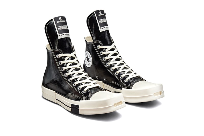 Rick Owens DRKSHDW x Converse TURBODRK Chuck 70 Gets a High Shine Treatment Footwear