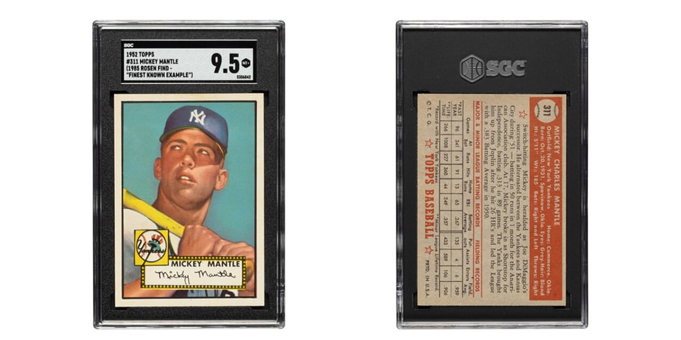 How a 1952 Topps Mickey Mantle Card Became the Hobby's New GOAT - Boardroom