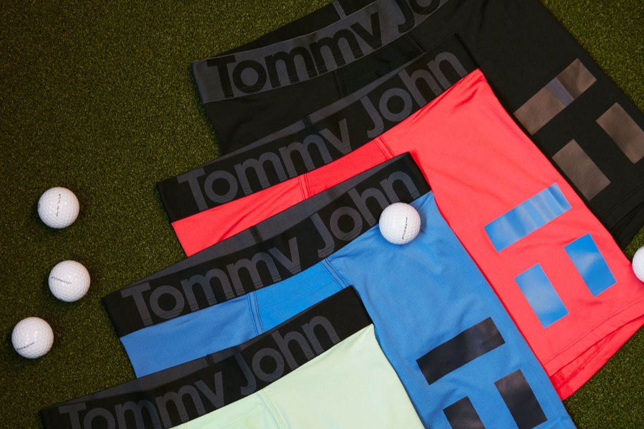 Tommy John 360 Sport Boxer Briefs Collection Lookbook HYPEGOLF Clubhouse Freddi Stretch Fabric Antimicrobrial Anti-Odor Underwear Undergarments