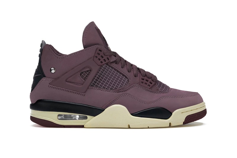 A Ma Maniére Air Jordan 4 Collaboration Rumor Release Info DV6773-220 Date Buy Price Violet Ore Medium Ash Black Muslin Burgundy Crush