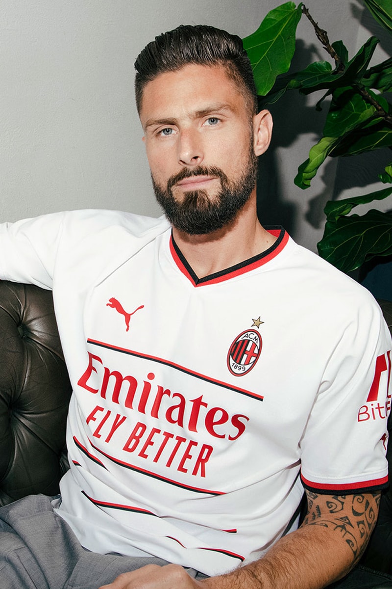 PUMA AC Milan Football Soccer Jersey Away Serie A Oliver Giroud Italy Champions League 