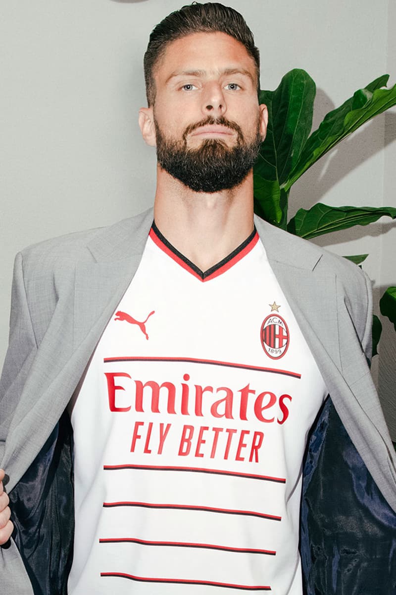 PUMA AC Milan Football Soccer Jersey Away Serie A Oliver Giroud Italy Champions League 