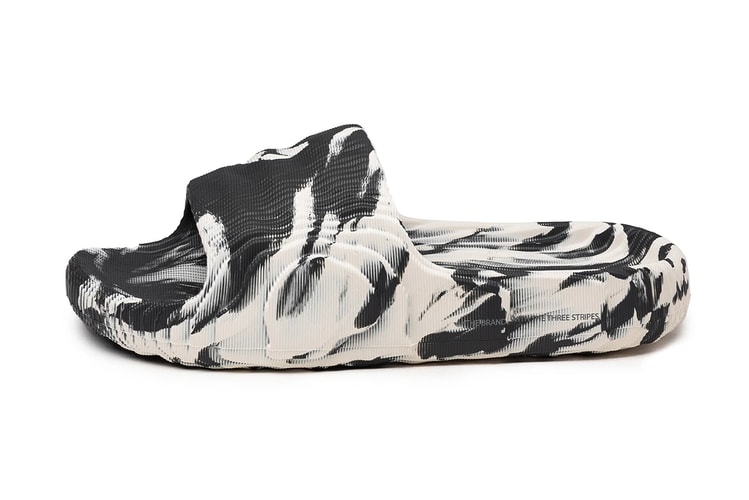 Adidas' Adilette 22 Arrives In a Familiar "Carbon/Aluminum" Colorway