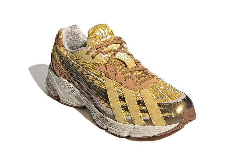 adidas Orketro Pyrite / Mesa GX3133 GX3126 Bliss / Cloud White / Bright Blue Release Information 90s Running Retro Three Stripes 