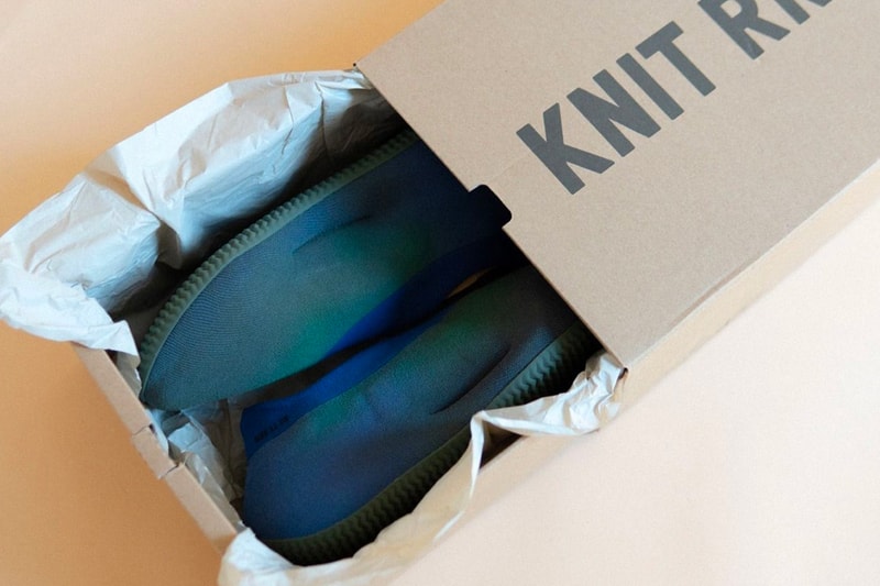 adidas YEEZY Knit Runner Faded Azure Closer Look Release Info Date Buy Price 