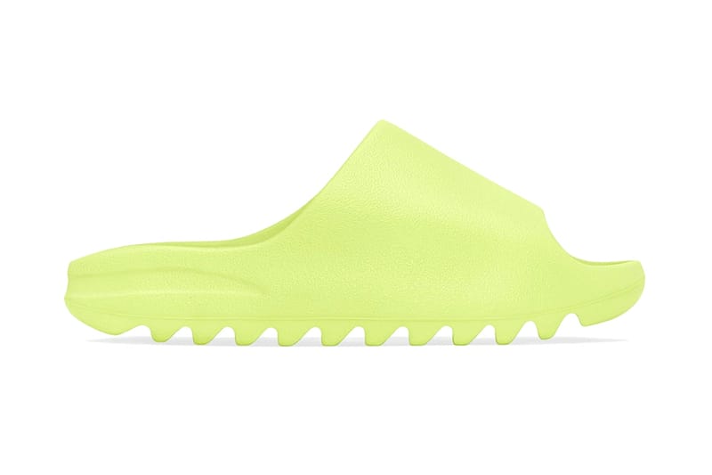 yeezy slide glow green stockx