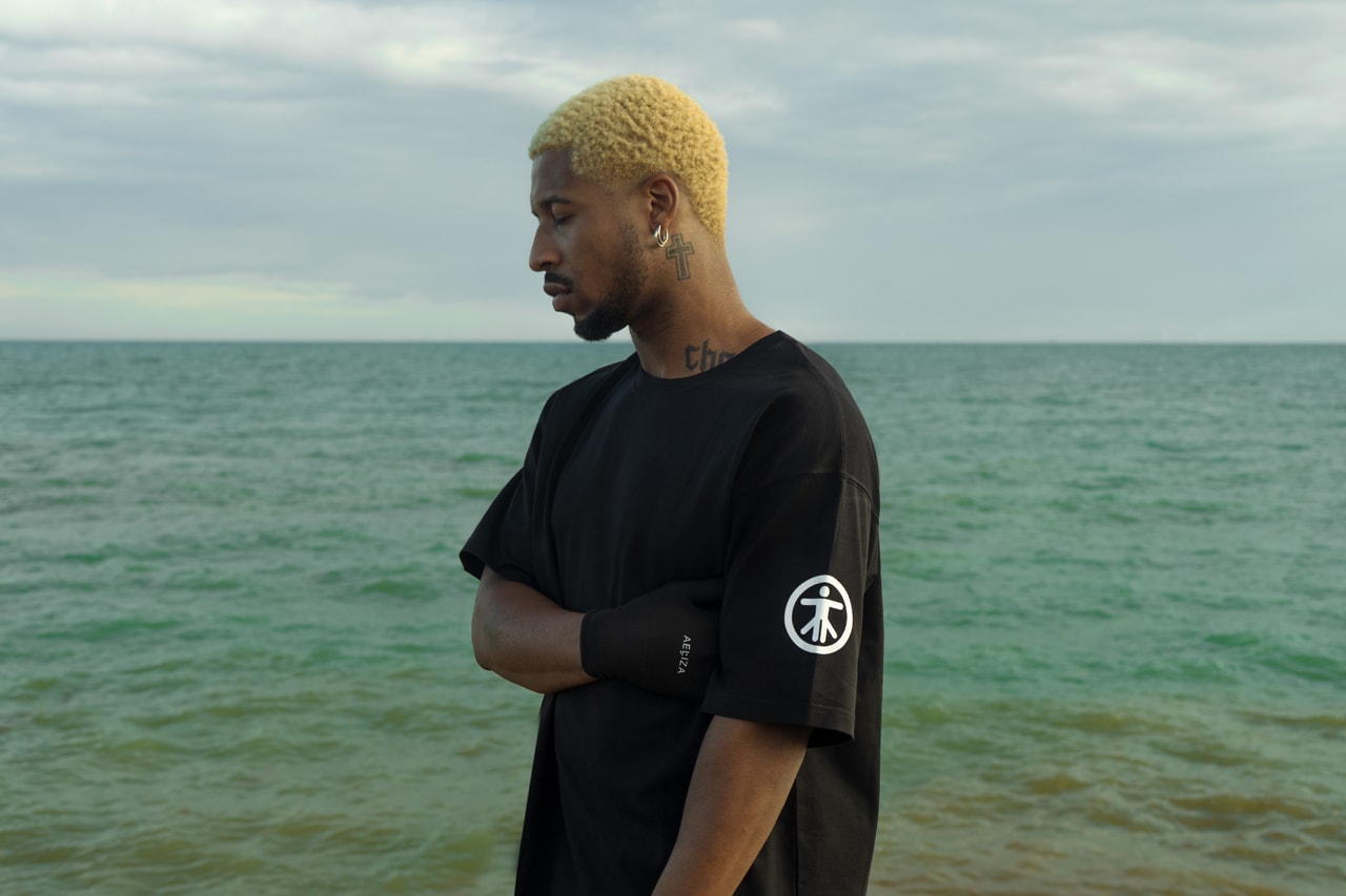 London-Based Streetwear Brand AELIZA Releases New "Channel" T-Shirt Capsule Collection White Black Channel Green